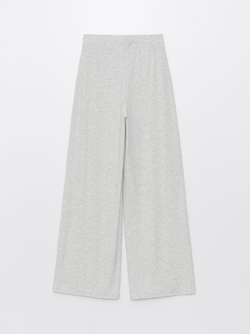 Gri Kadın Beli Lastikli Düz Eşofman Altı-6