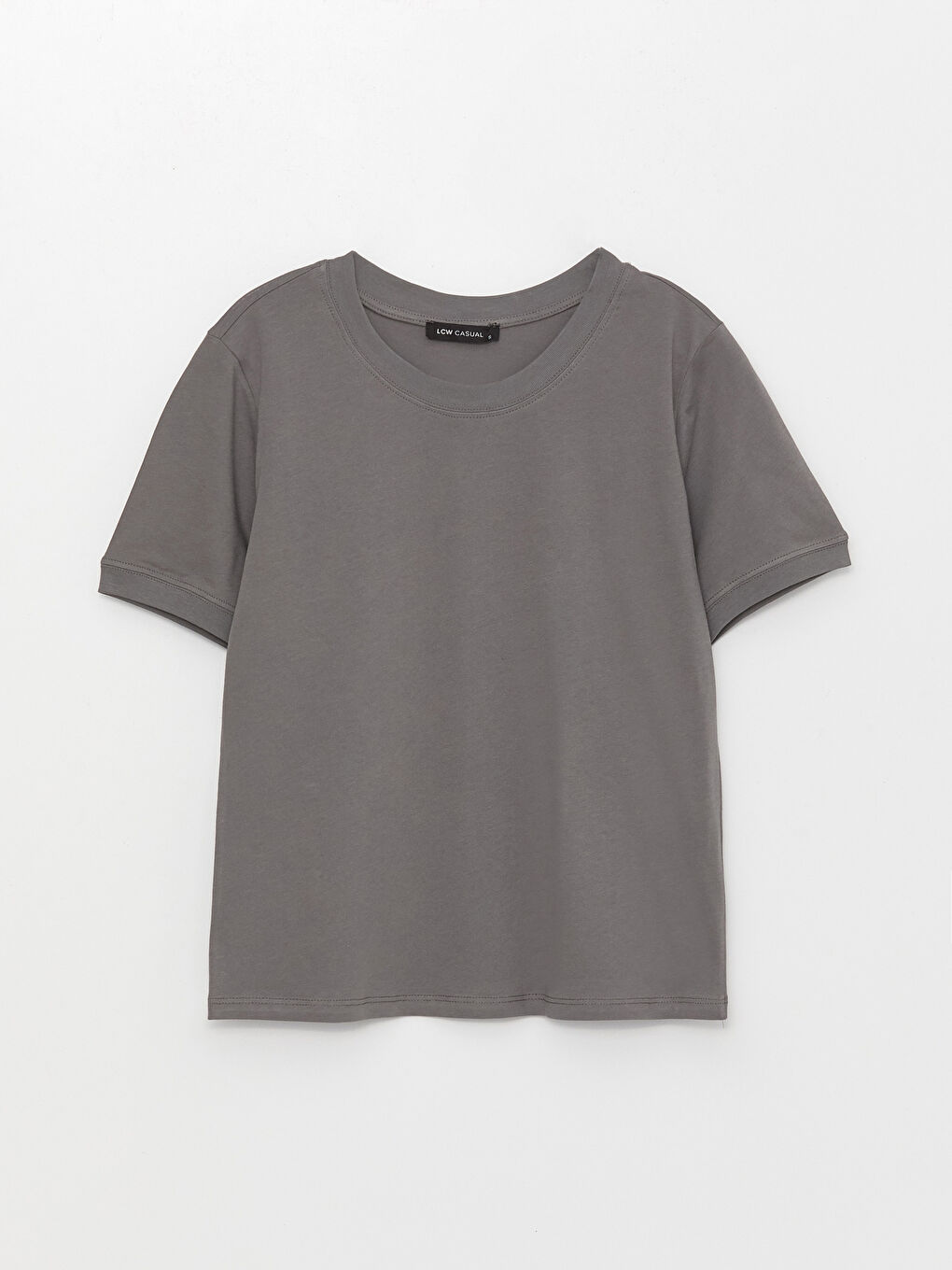 Women's Crew Neck Short Sleeve T-Shirt-5