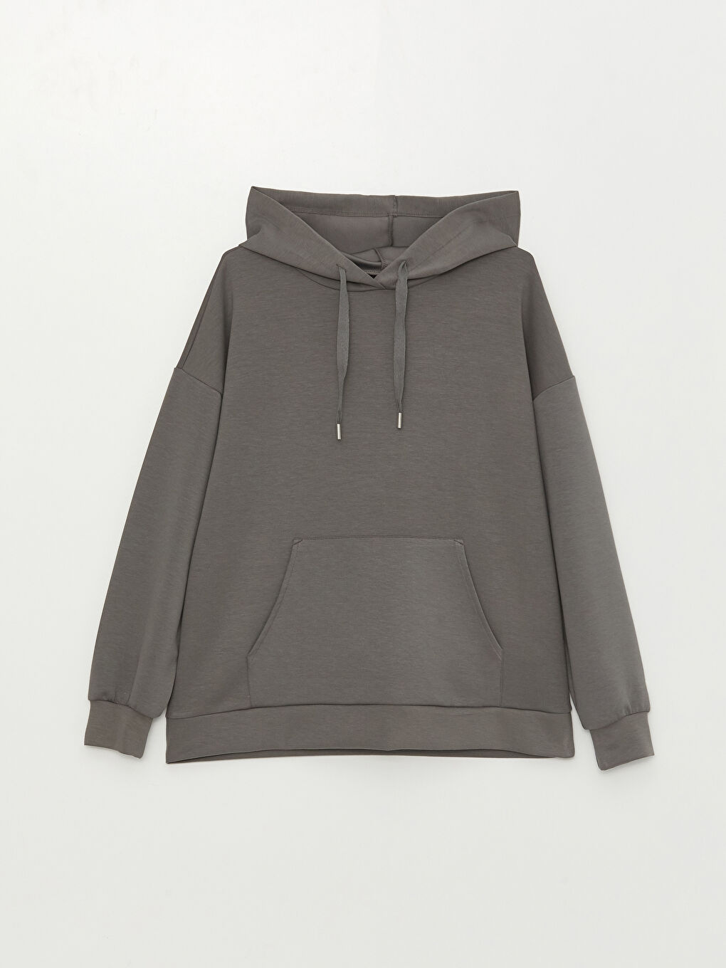 LCW Vision Damen Kapuzensweatshirt Schlicht Langarm Oversize Sweatshirt -S35882Z8-H9V