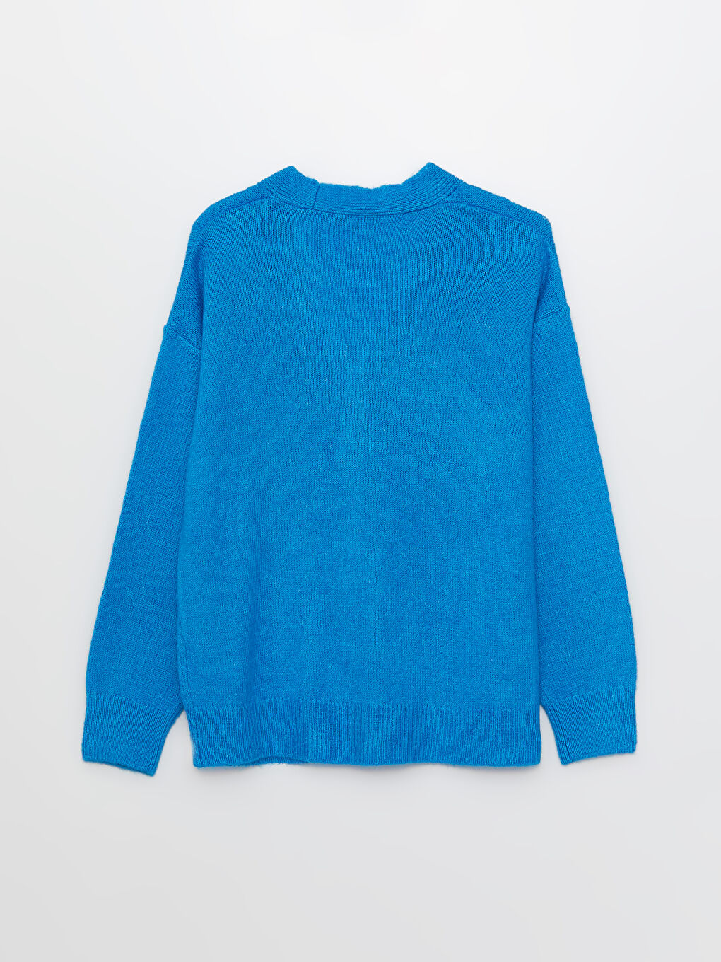 V Neck Women's Tricot Cardigan -S35883Z8-H7M