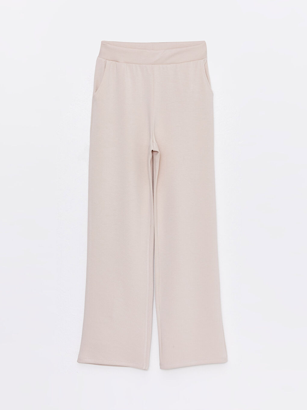 بنطلون رياضي سادة بخصر مرن للسيدات-6