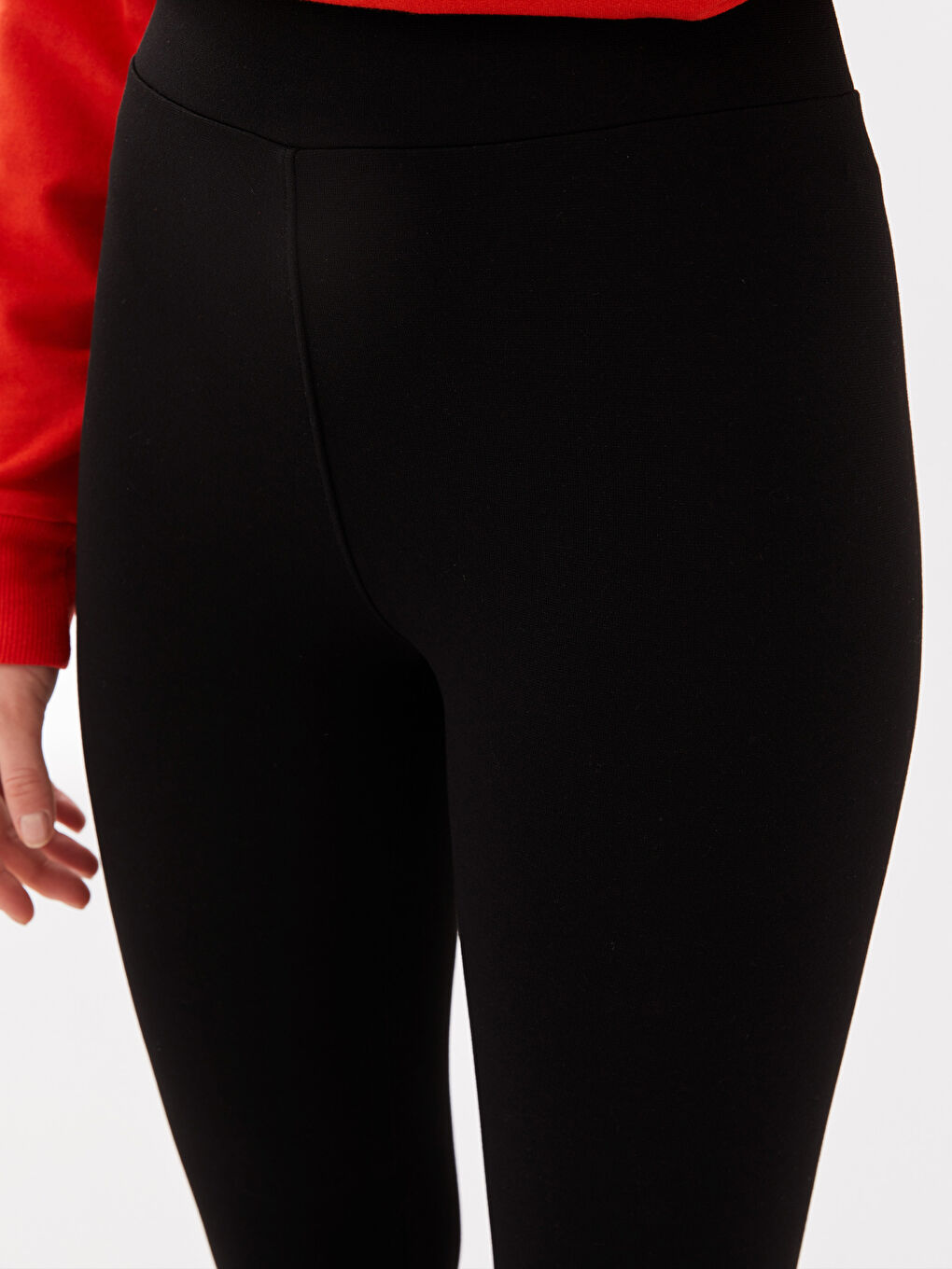 Women's Elastic Waist Regular Tights -S35886Z8-CVL