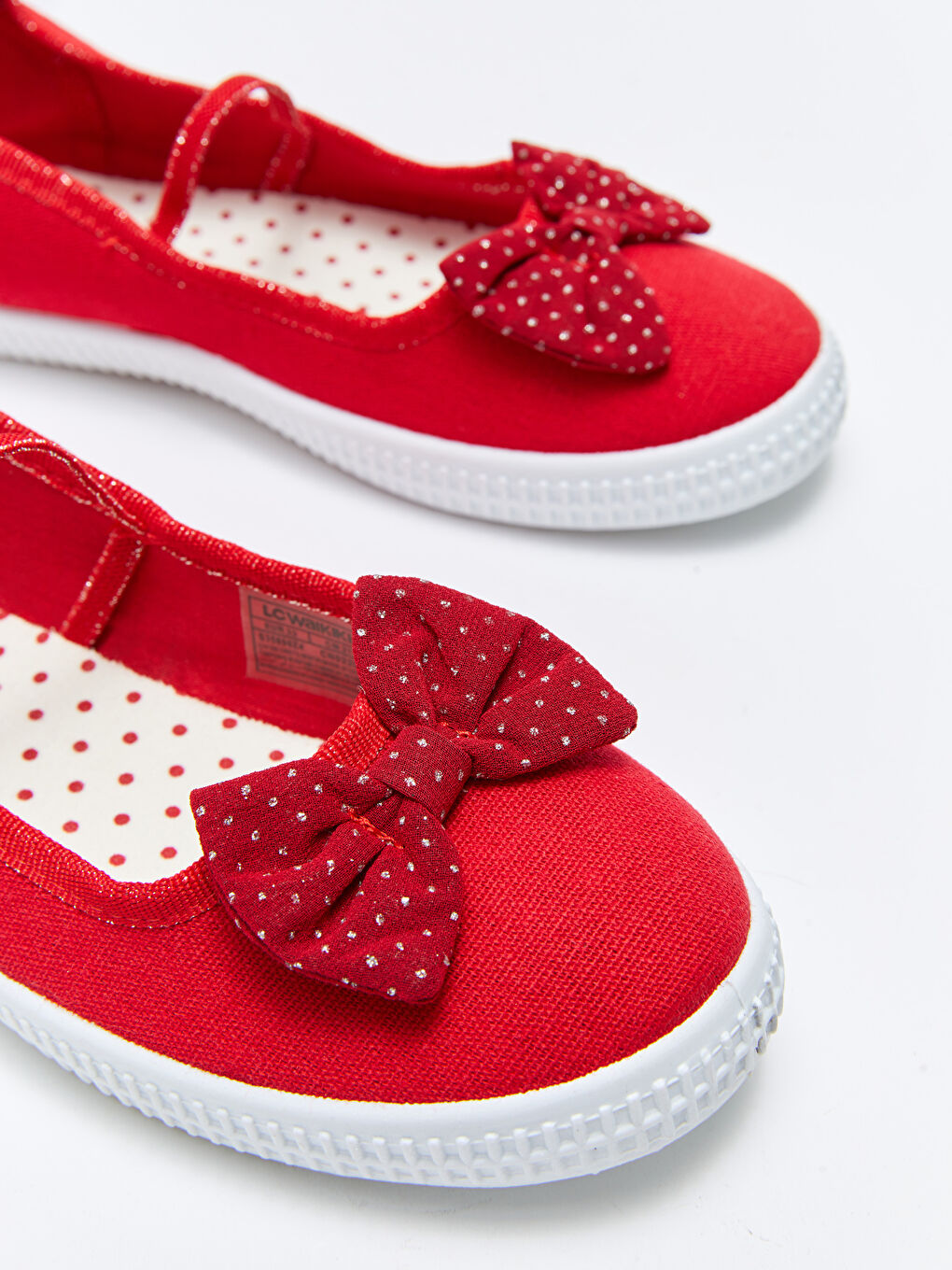 Балетки для девочек с бантом-2