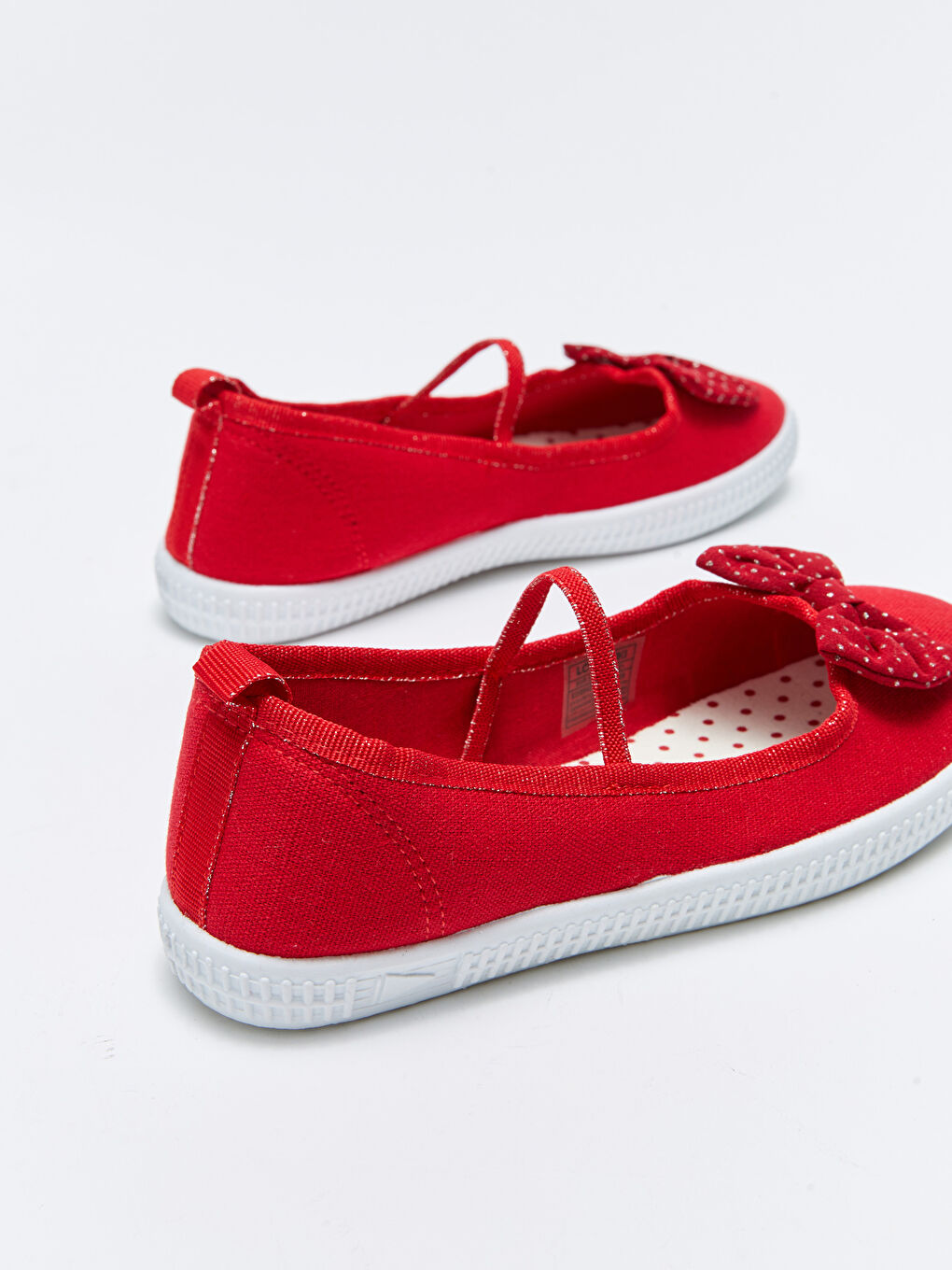 Балетки для девочек с бантом-4