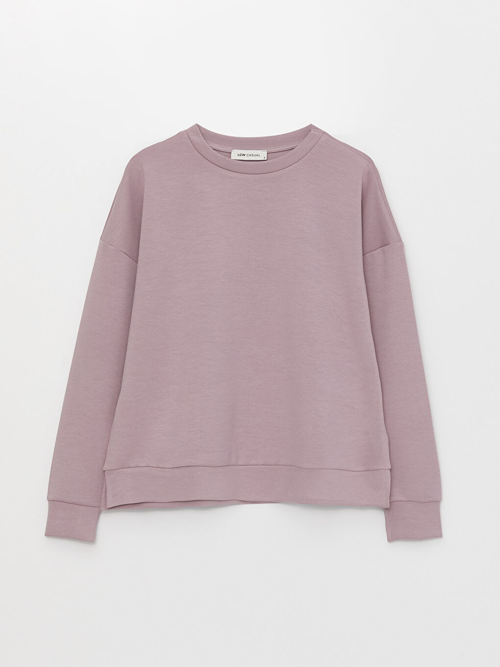 Свитшот оверсайз с круглым вырезом для женщин-5