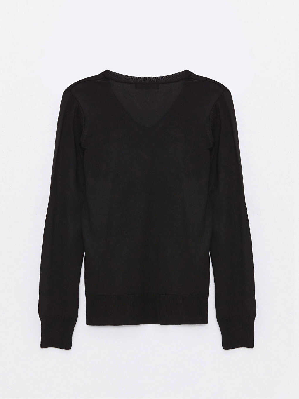 LCWAIKIKI Basic V Neck Plain Long Sleeve Women's Knitwear Sweater -S35902Z8-CVL