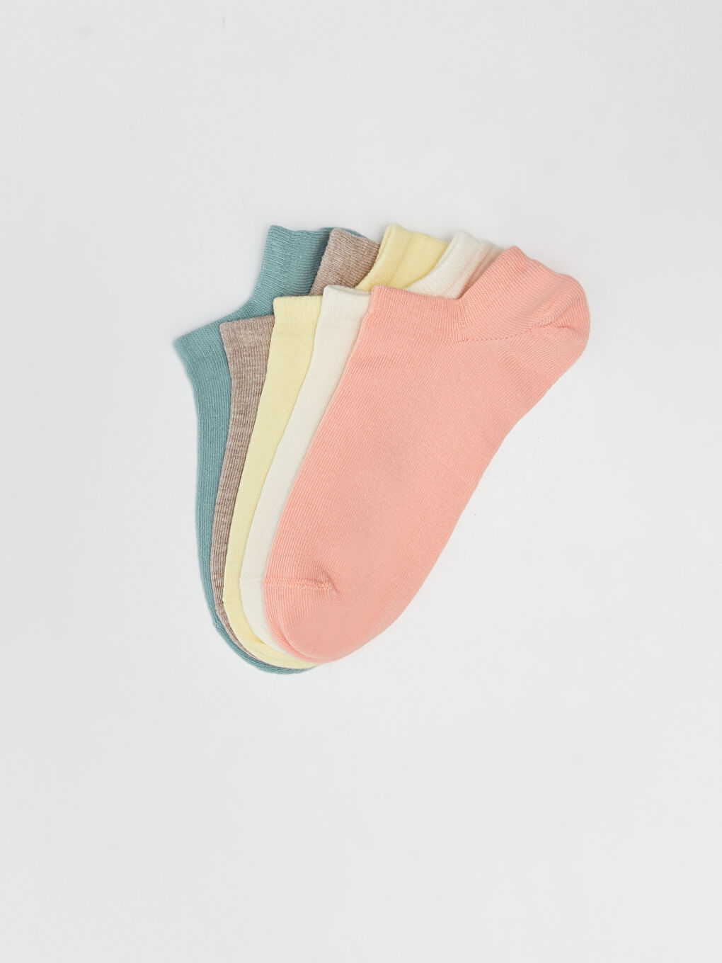 Women's Plain Trainer Socks 5 Pack-1