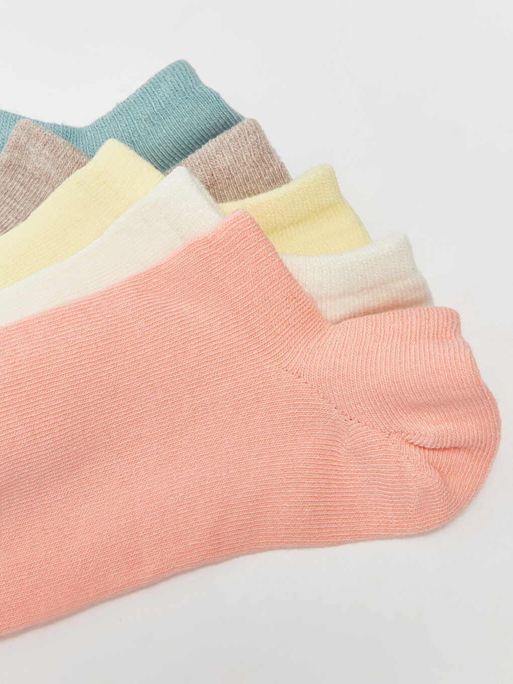 Women's Plain Trainer Socks 5 Pack-2