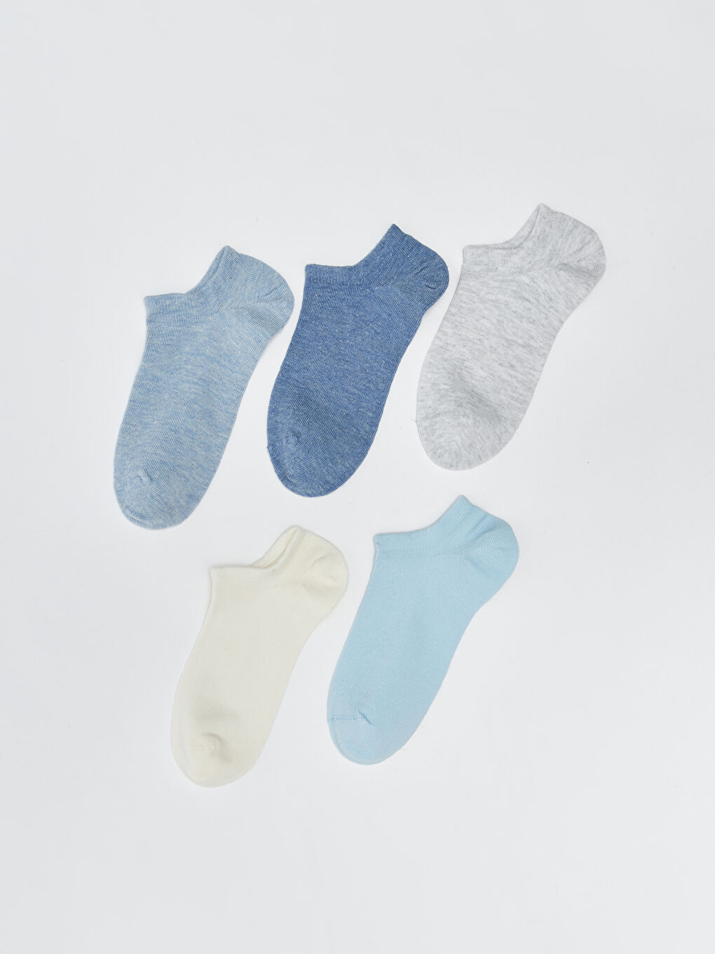 LCW DREAM Women's Plain Trainer Socks 5 Pack -S35903Z8-L8Y