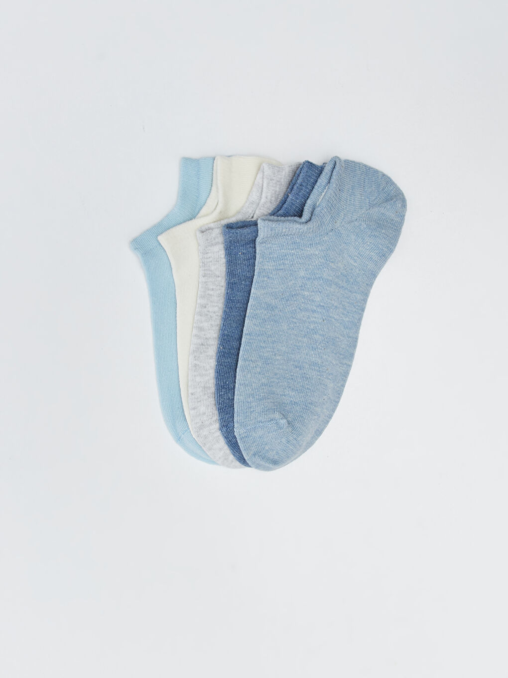 LCW DREAM Women's Plain Trainer Socks 5 Pack -S35903Z8-L8Y