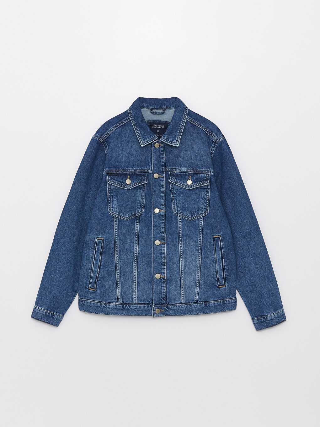 Standard Fit Men's Denim Jacket-5