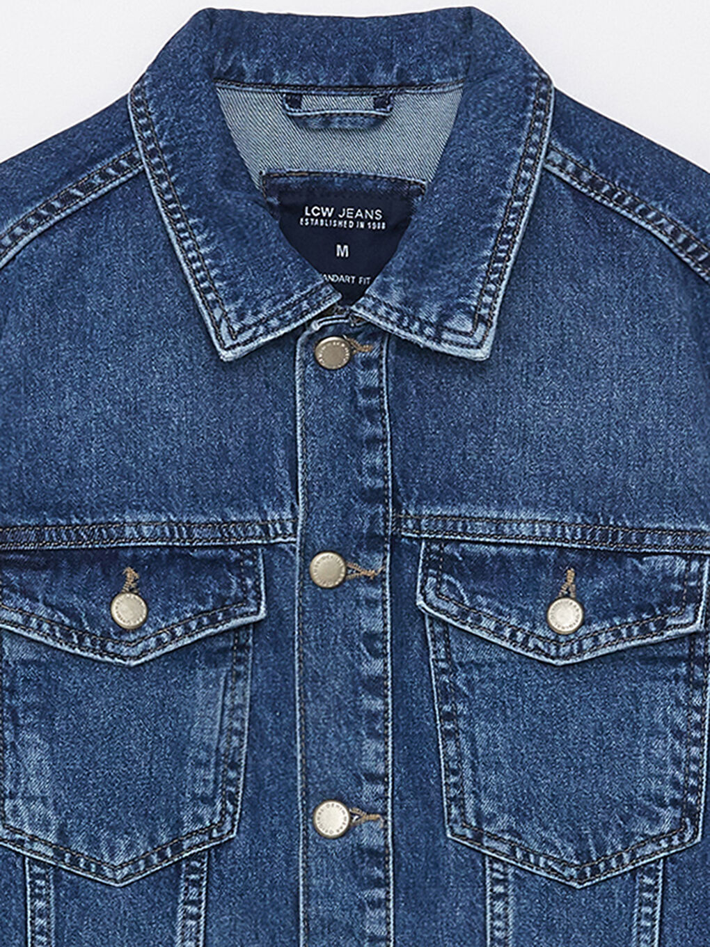 Standard Fit Men's Denim Jacket-7