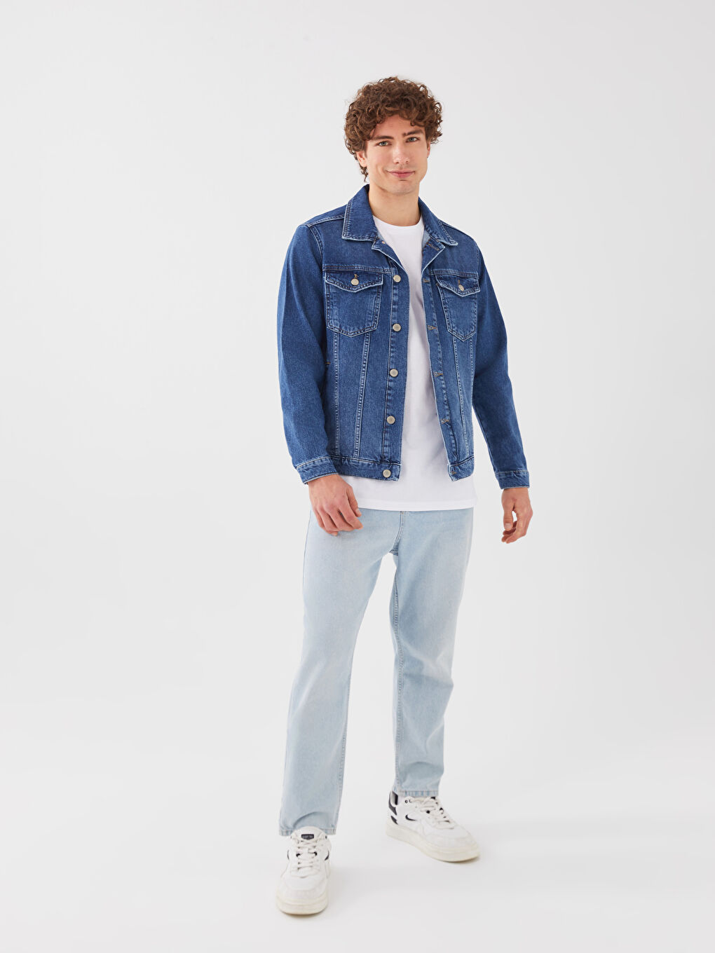 Standard Fit Men's Denim Jacket-2