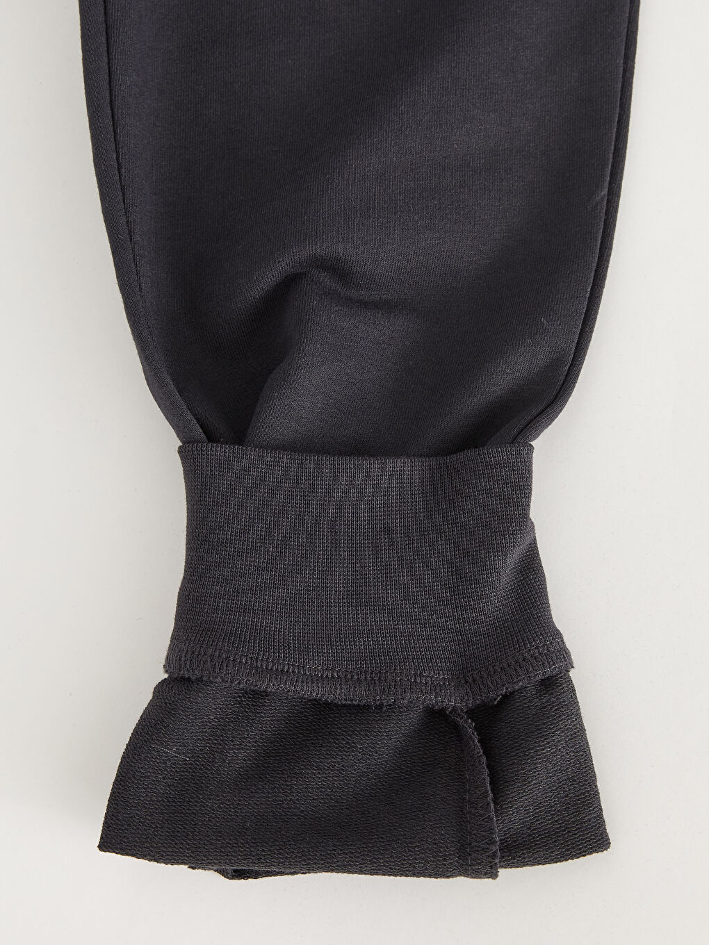 Antrasit Beli Lastikli Rahat Kalıp Erkek Çocuk Jogger Eşofman Altı-6