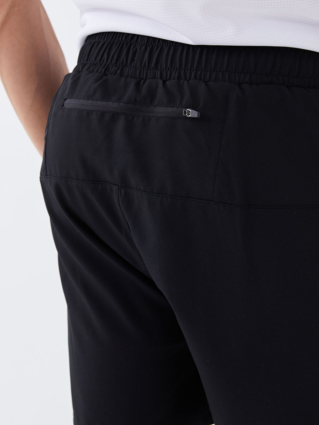XSIDE ACTIVE Siyah Slim Fit Erkek Spor Tayt Şort - 3