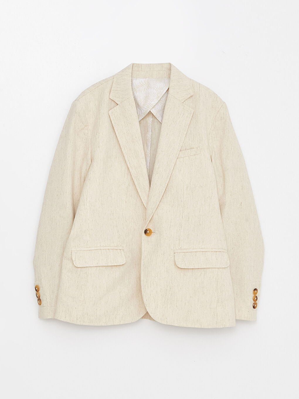 Ekru Erkek Çocuk Blazer Ceket