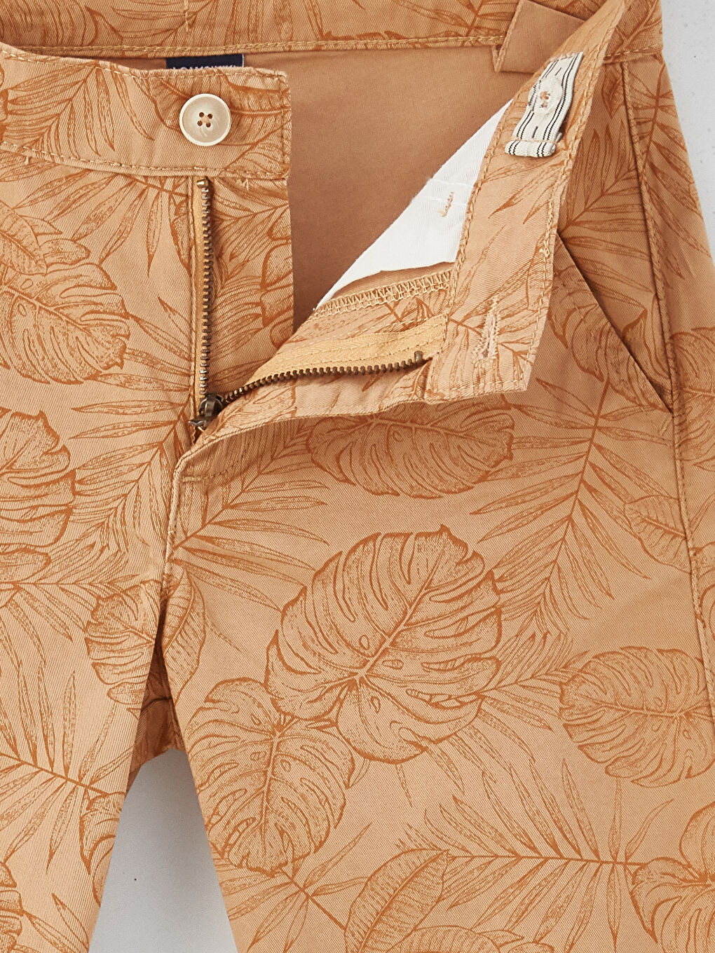 Polo Neck Printed Short Sleeve Boy T-Shirt and Shorts-3