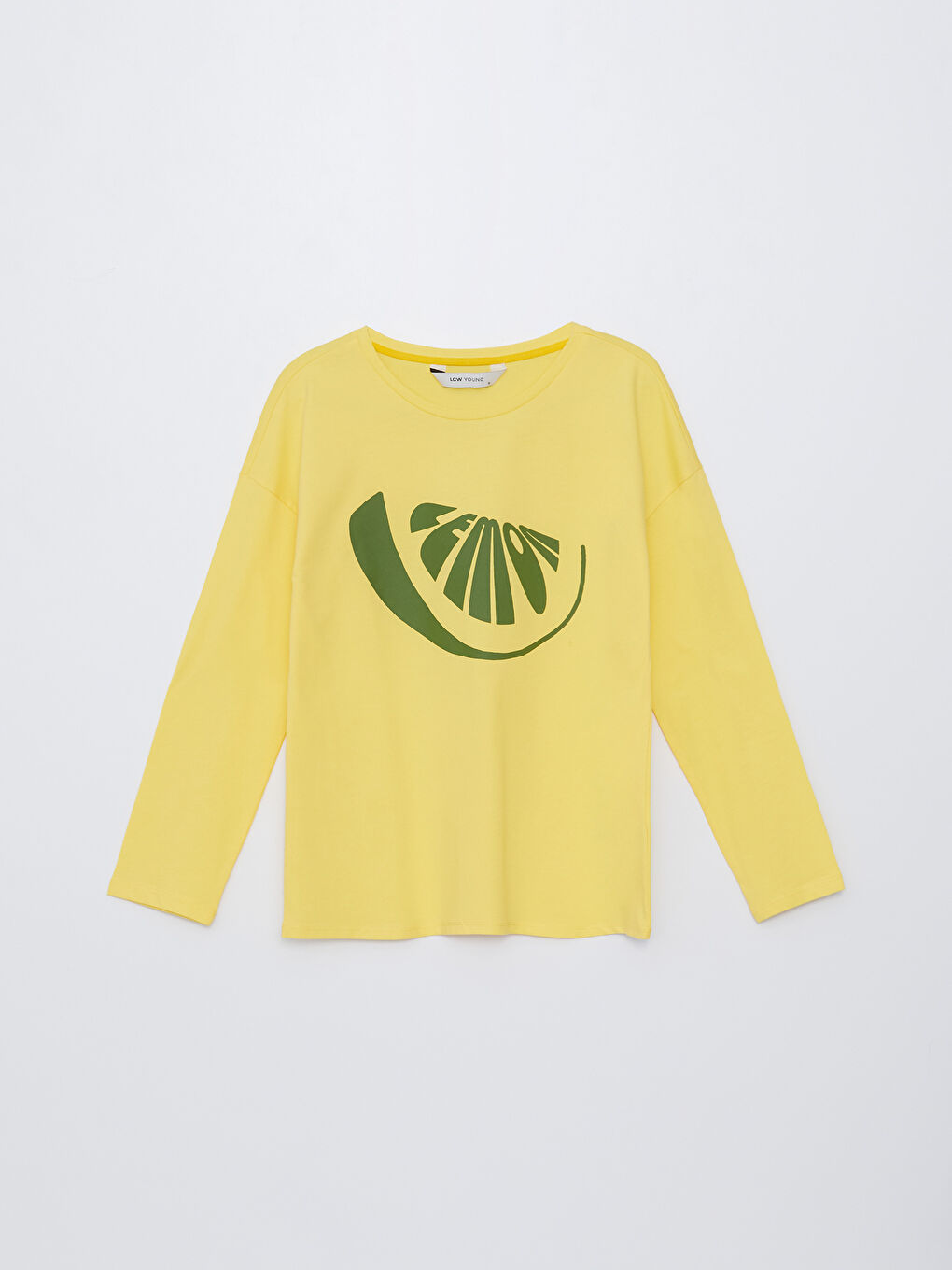 Crew Neck Printed Long Sleeve Women's Pyjama Set-6