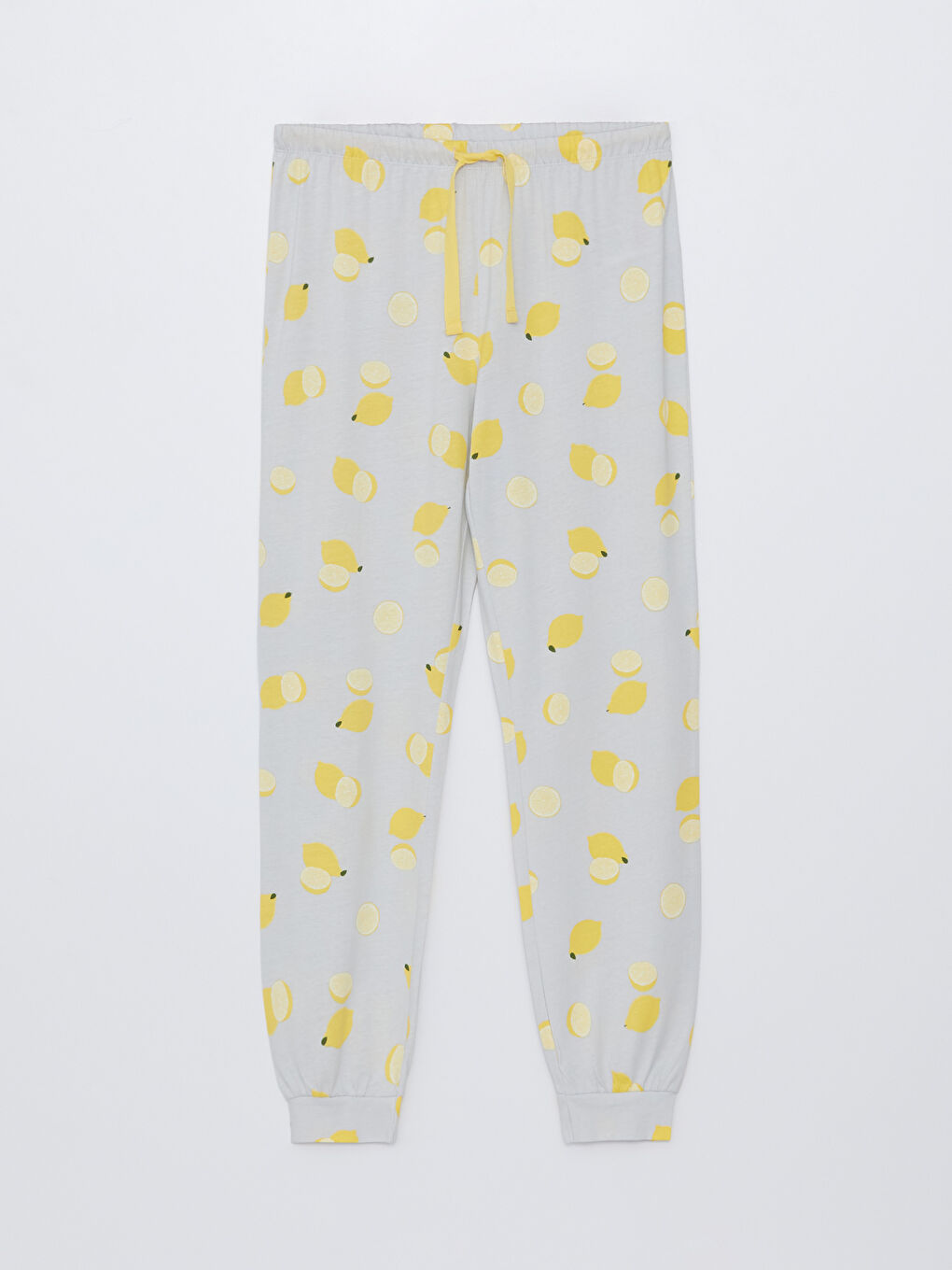 Crew Neck Printed Long Sleeve Women's Pyjama Set-7