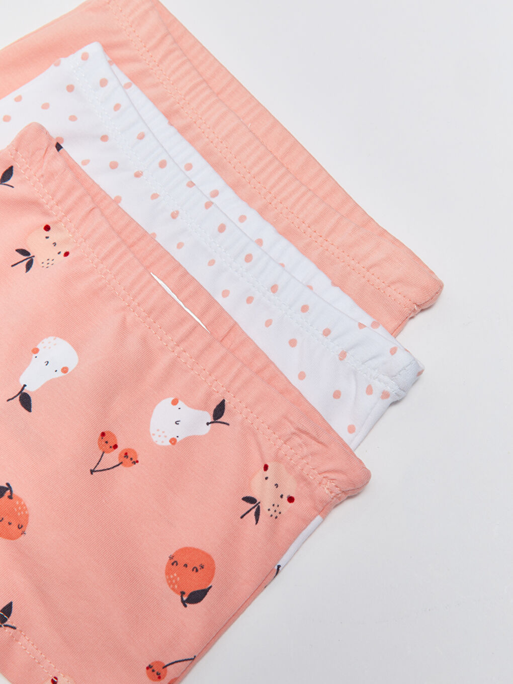 Elastic Waist Printed Baby Girls' Boxer 3-Pack-2