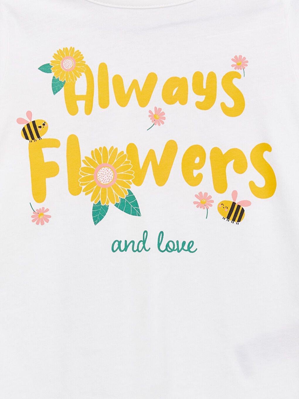 Crew Neck Long Sleeve Printed Baby Girl Pajama Set 4-pack-5