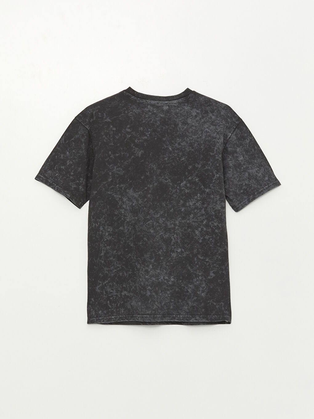 Women's Crew Neck Printed Short Sleeve T-Shirt-6