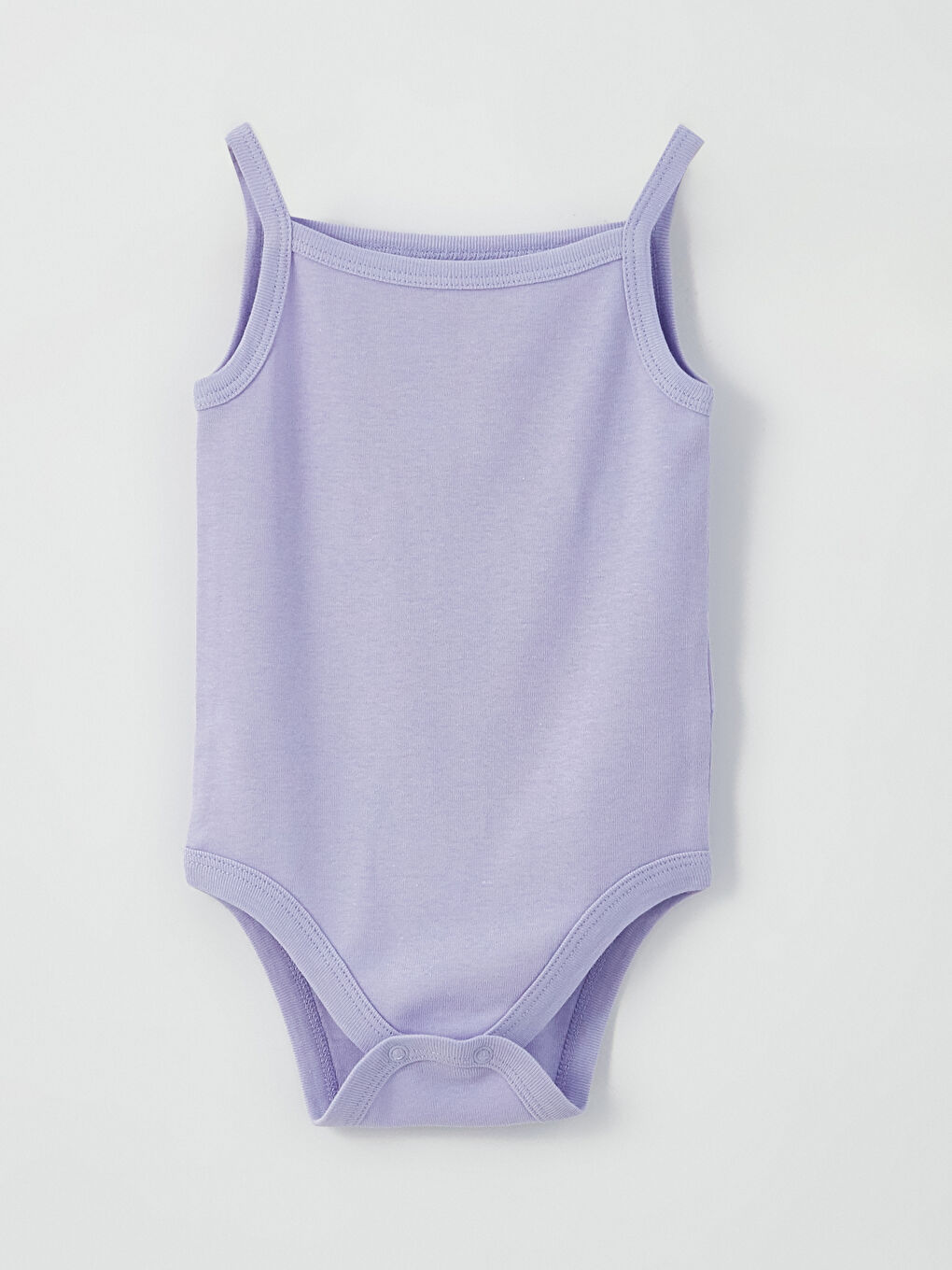 Bodi za bebe devojčice sa kvadratnom kragnom, jednostavan, tanak, sa bretelama, od pamuka, sa dugmetom na kopčanje, pakovanje od 3 komada-2