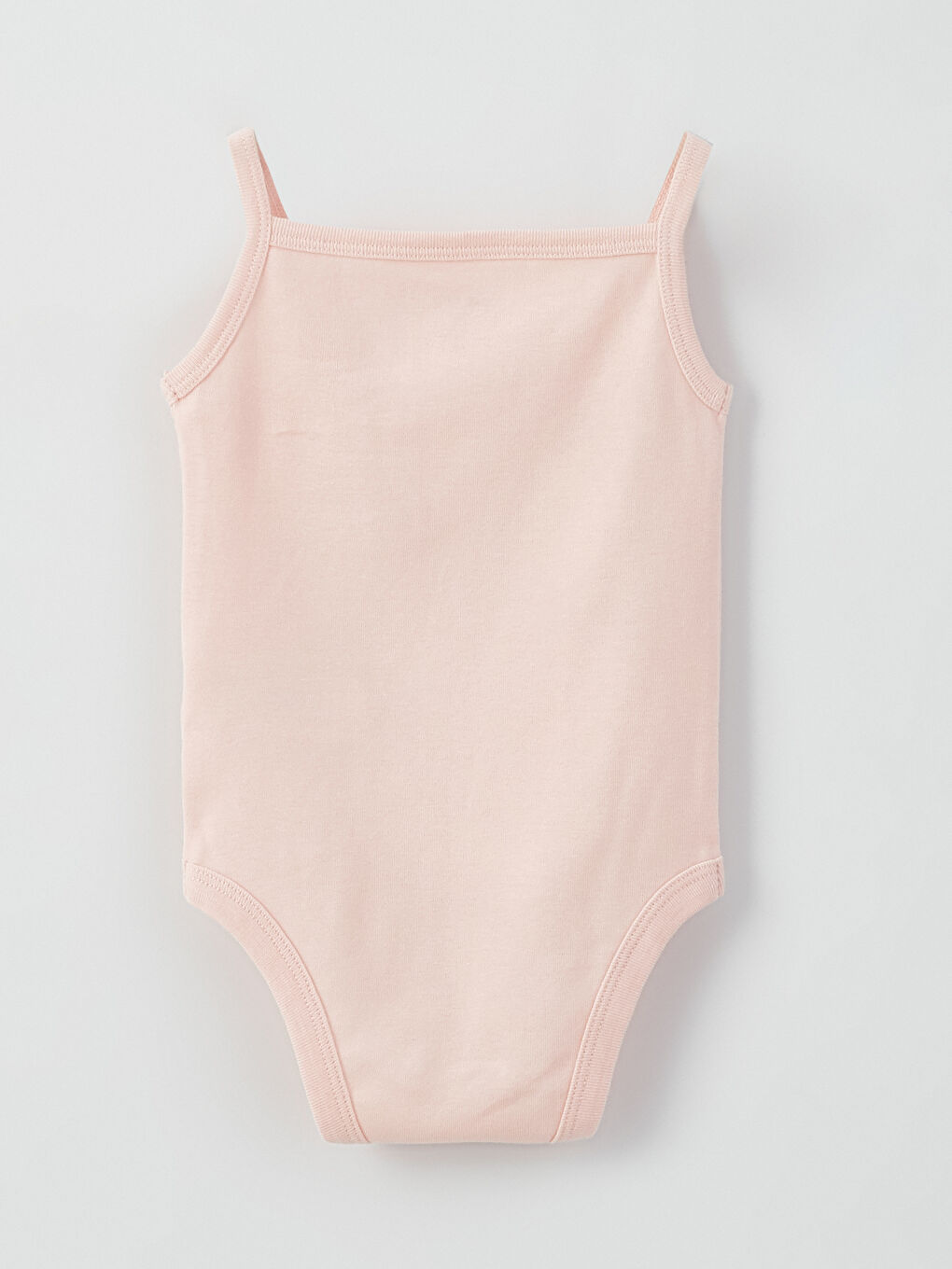 Bodi za bebe devojčice sa kvadratnom kragnom, jednostavan, tanak, sa bretelama, od pamuka, sa dugmetom na kopčanje, pakovanje od 3 komada-4