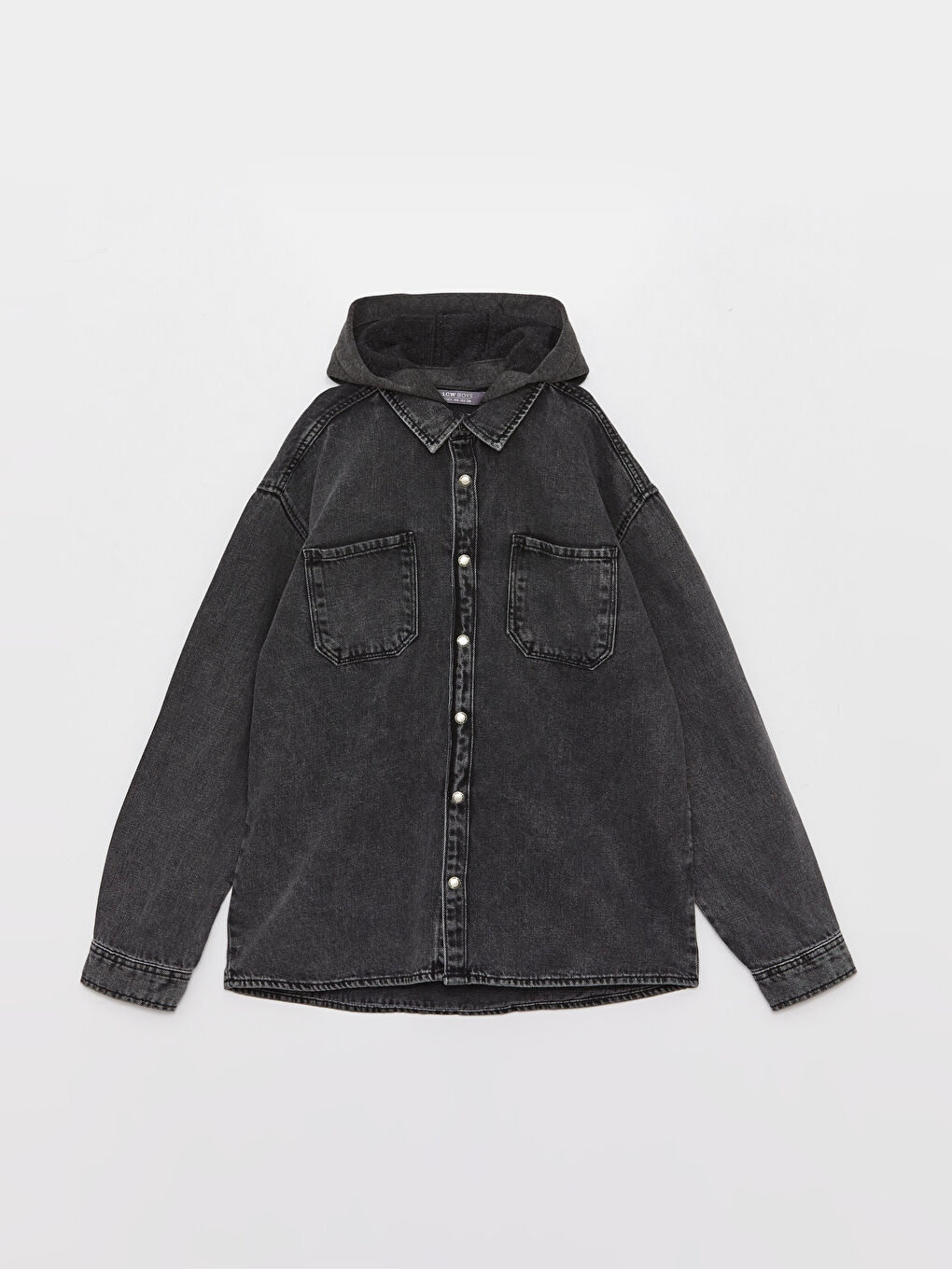 LCW Kids Rahat Kalıp Erkek Çocuk Jean Gömlek -S36158Z4-326