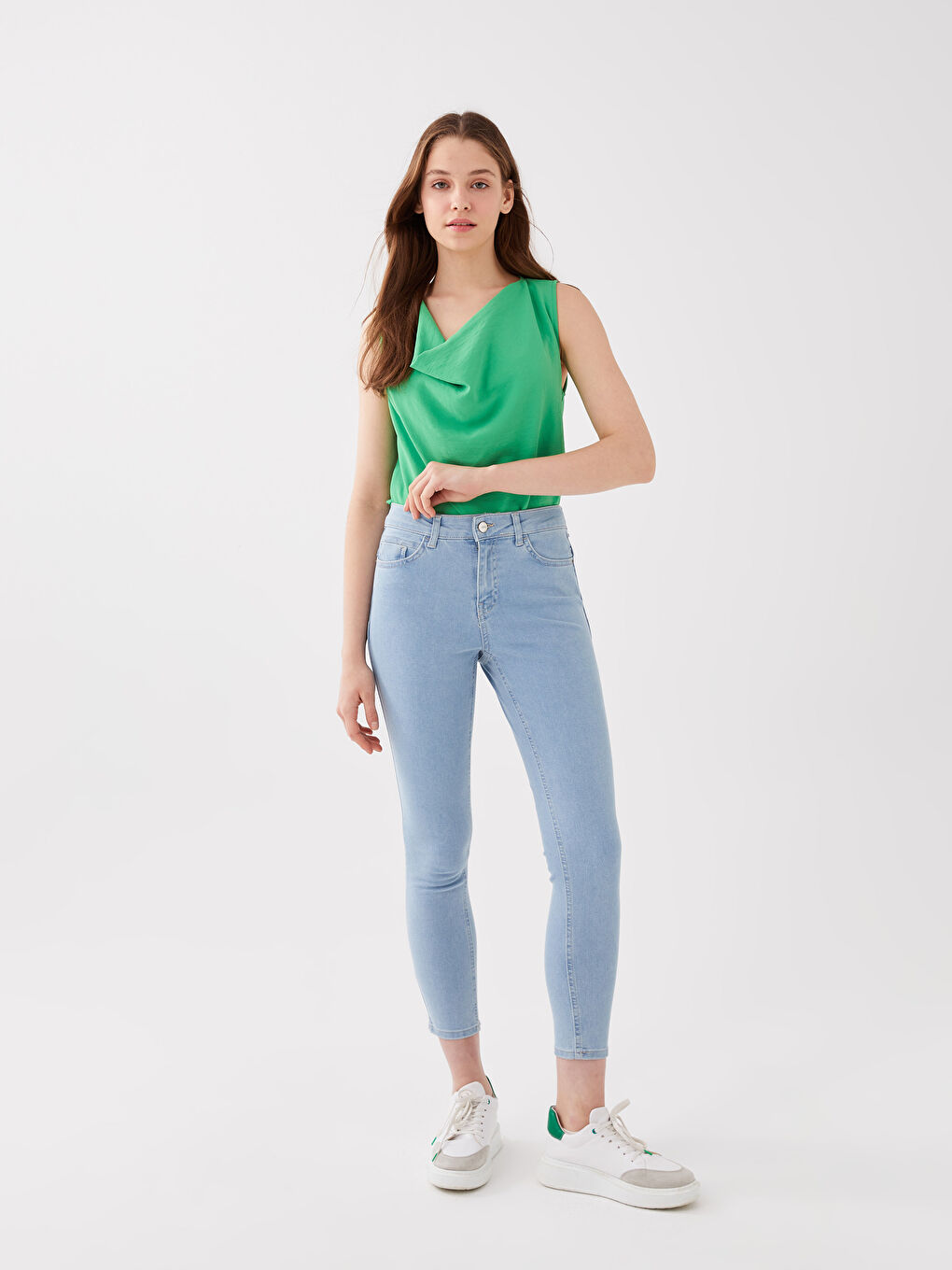 LCW Jeans High Waisted Jupiter Super Skinny Fit Women's Jeans -S36159Z8-311
