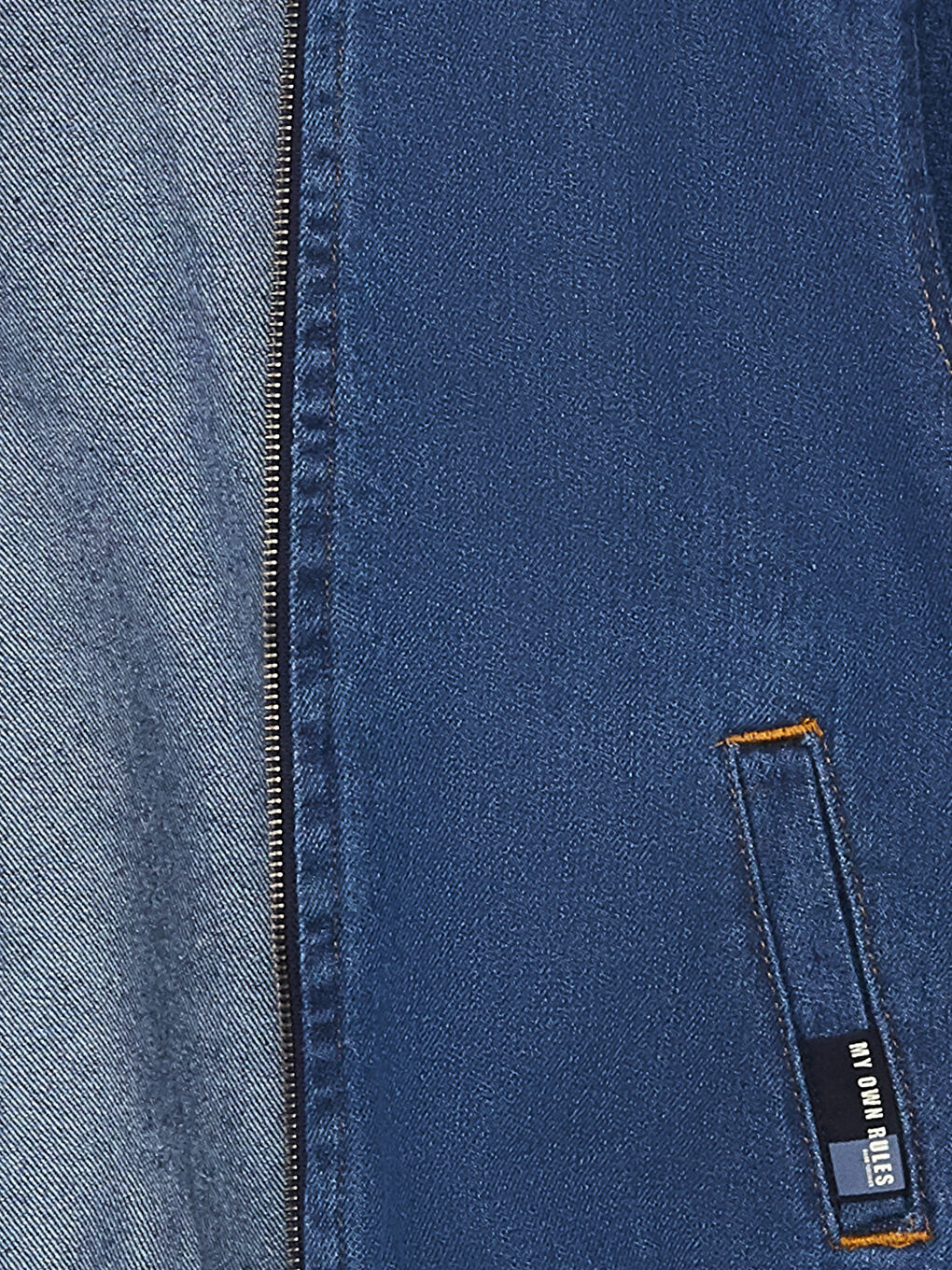 College Collar Boys' Denim Jacket-5