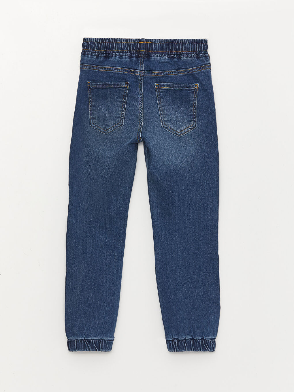 LCW Kids Indigo Slim Fit Beli Lastikli Erkek Çocuk Jean Jogger Pantolon - 1