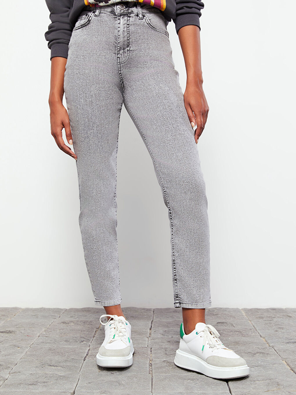 High Waist Slim Fit Women's Rodeo Jeans -S36181Z8-GRD