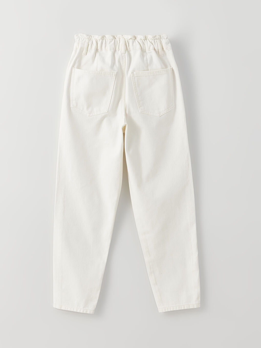 Women's High Waist Slouchy Pocket Detailed Jean Trousers-7