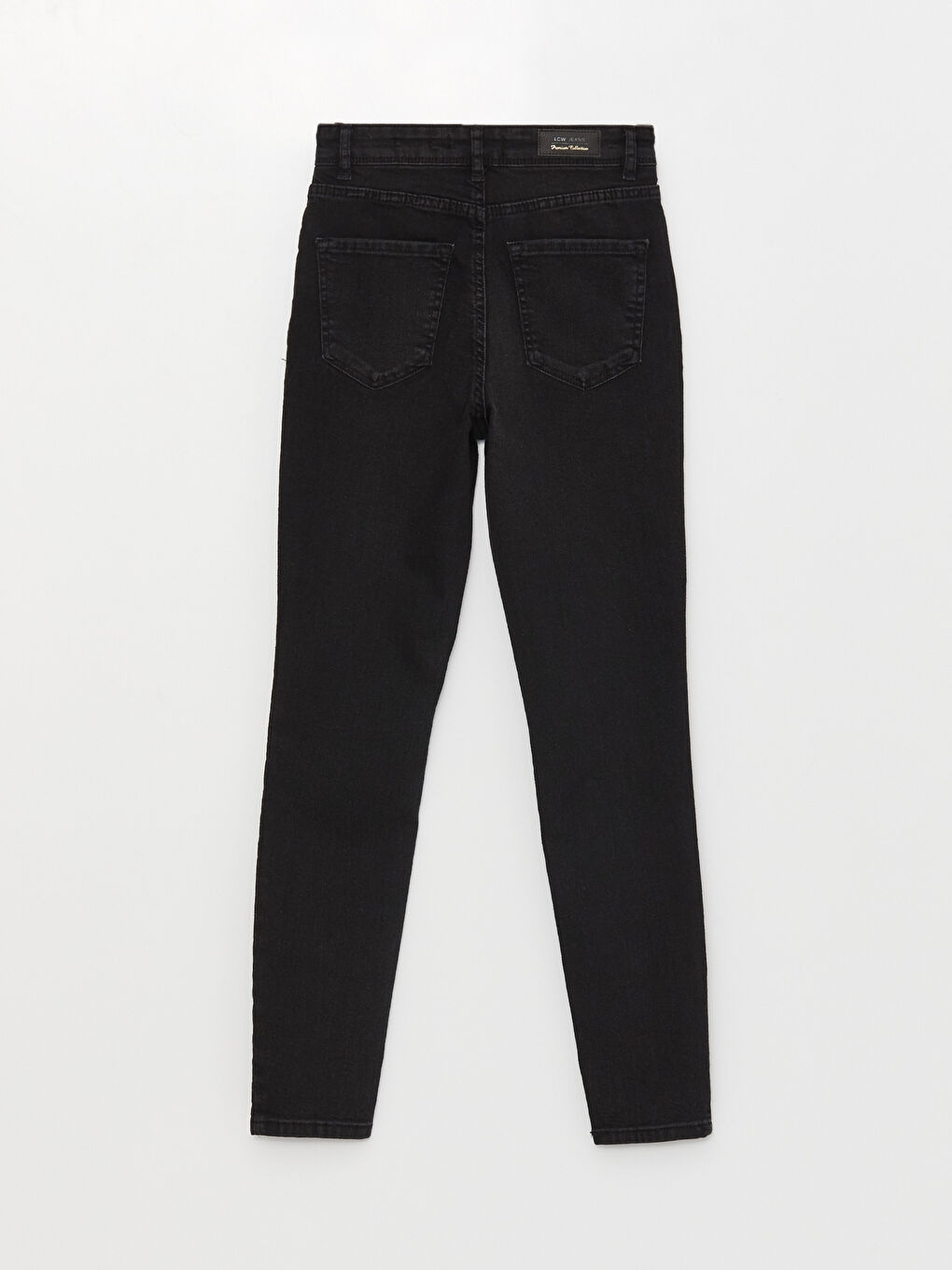 Siyah Yüksek Bel Jüpiter Süper Skinny Fit Kadın Jean Pantolon-6