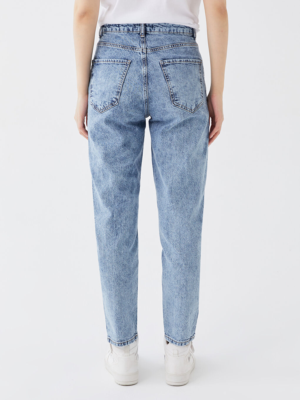 High Waist Mom Fit Women's Jeans-3