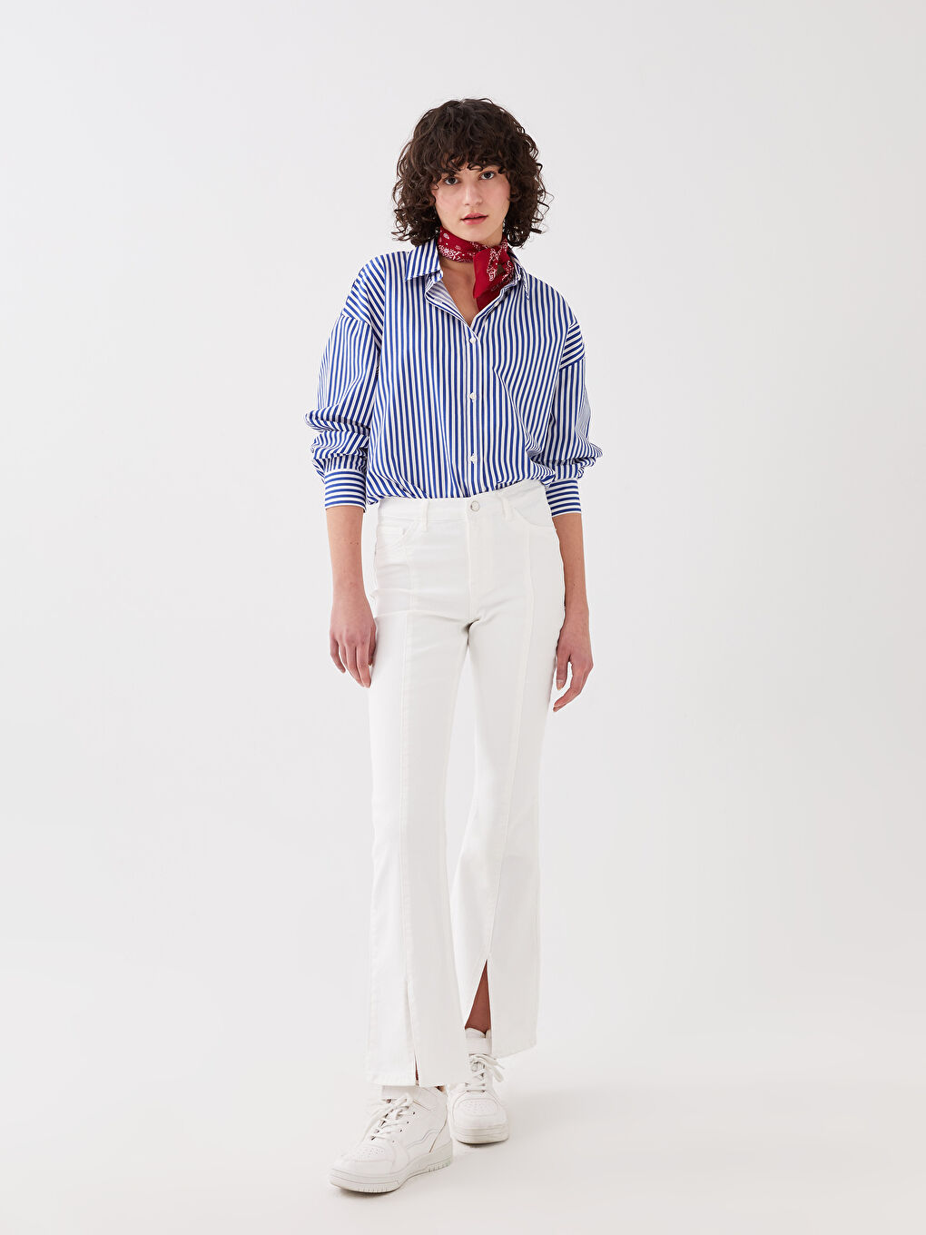 High Waist Mars Flare Women's Jeans-1