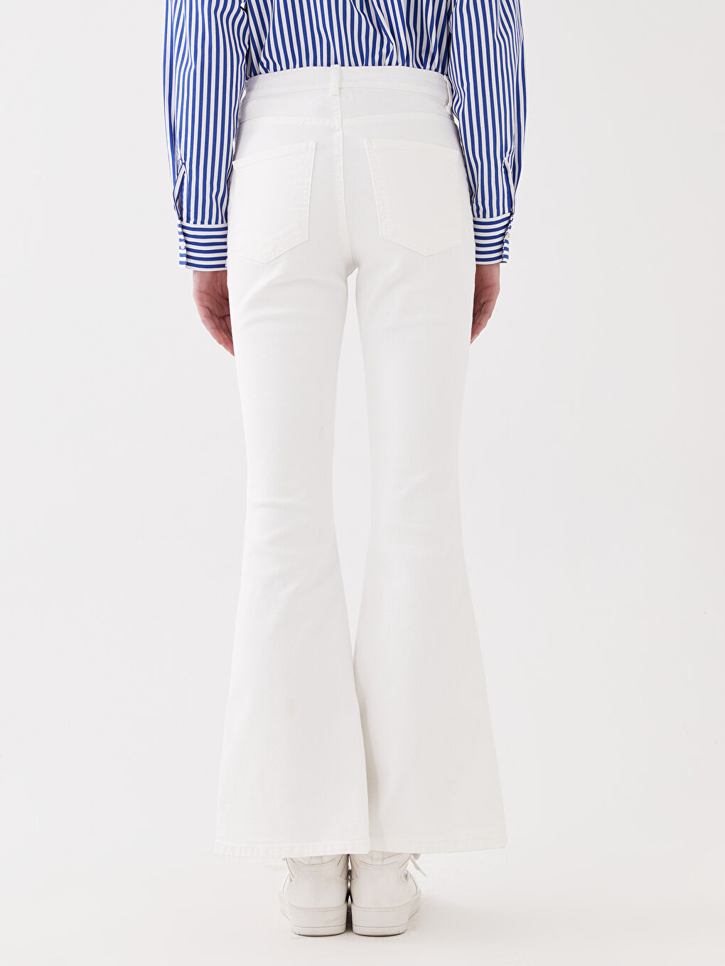 High Waist Mars Flare Women's Jeans-3