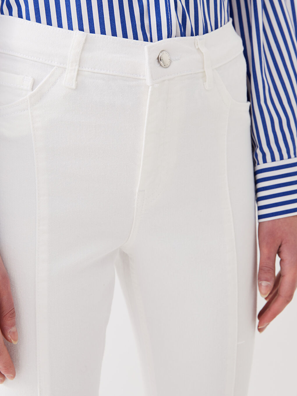 High Waist Mars Flare Women's Jeans-4