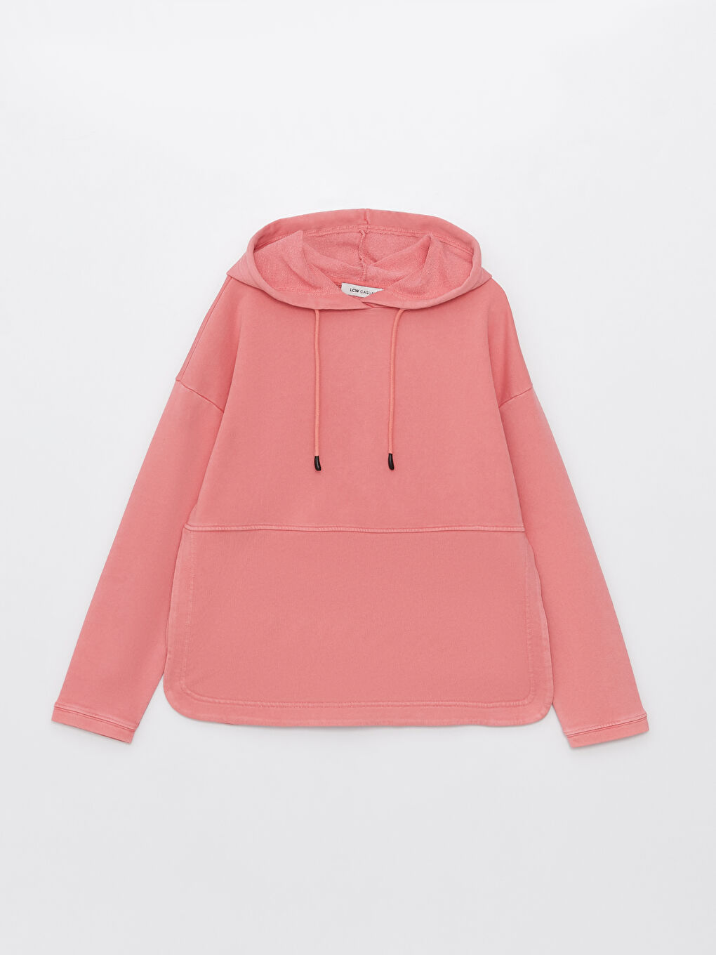 LCW Vision Hooded Plain Long Sleeve Women's Sweatshirt -S36194Z8-QSR