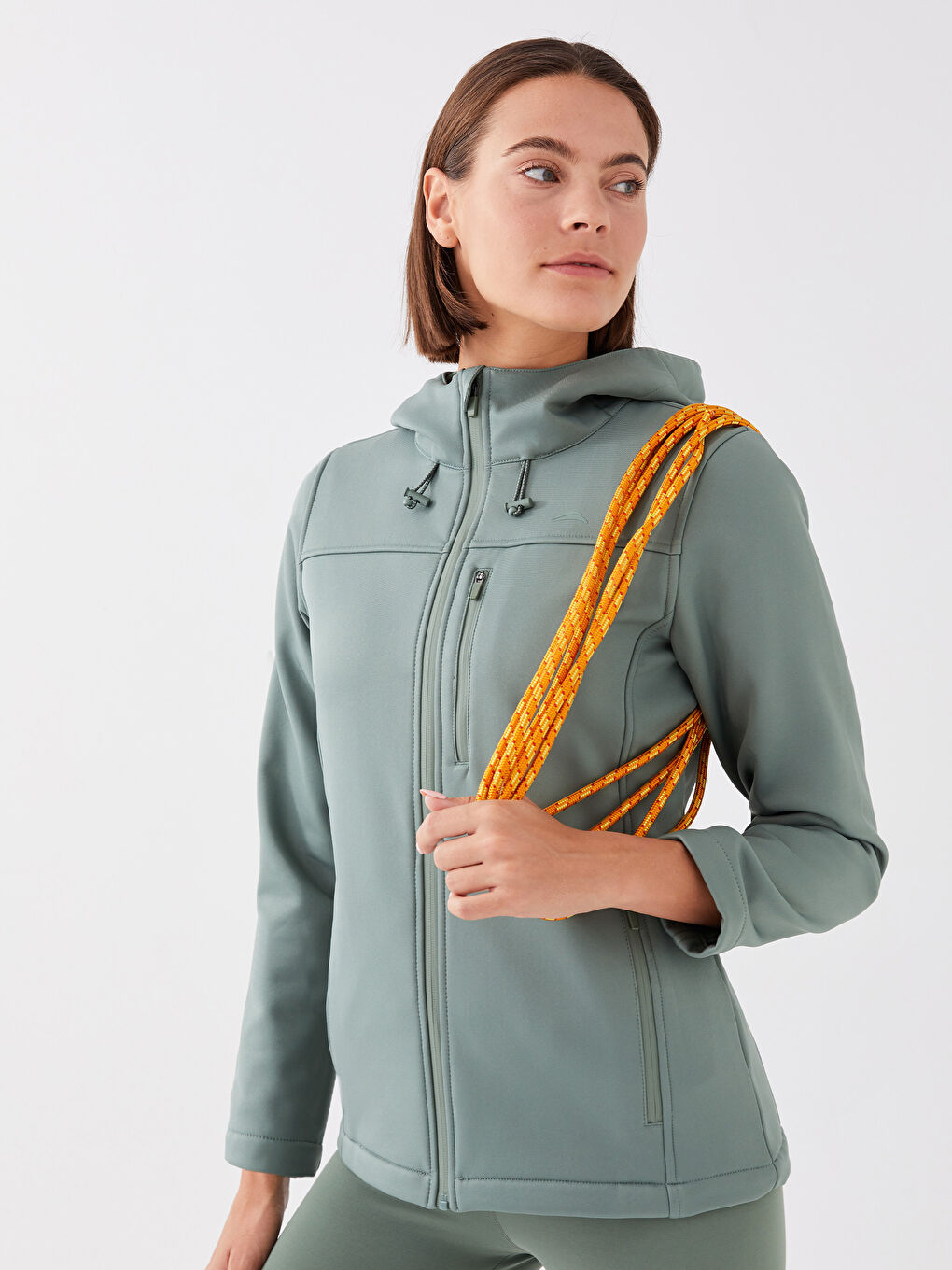 Xside Active Ženski kišni mantil sa kapuljačom, reflektujući, štampan, dugi rukav -S36201Z8-GQQ