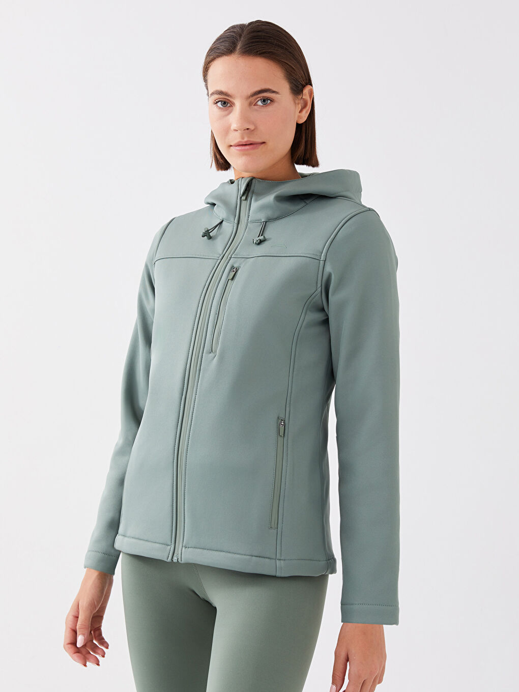 Xside Active Ženski kišni mantil sa kapuljačom, reflektujući, štampan, dugi rukav -S36201Z8-GQQ