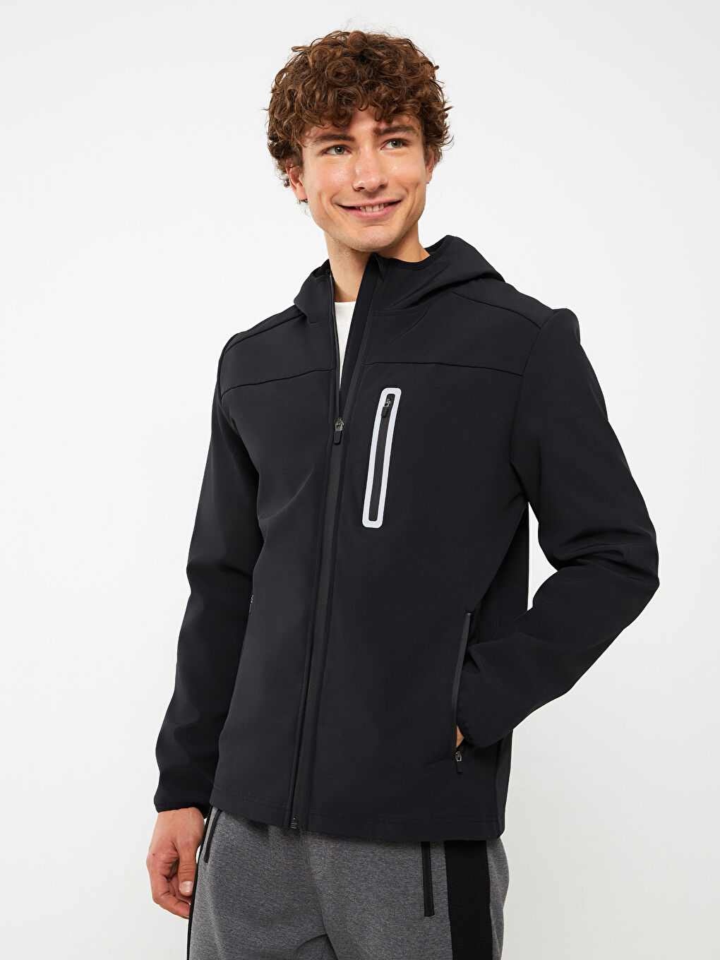 XSIDE ACTIVE Standard Fit Hooded Men's Coat -S36214Z8-CVL