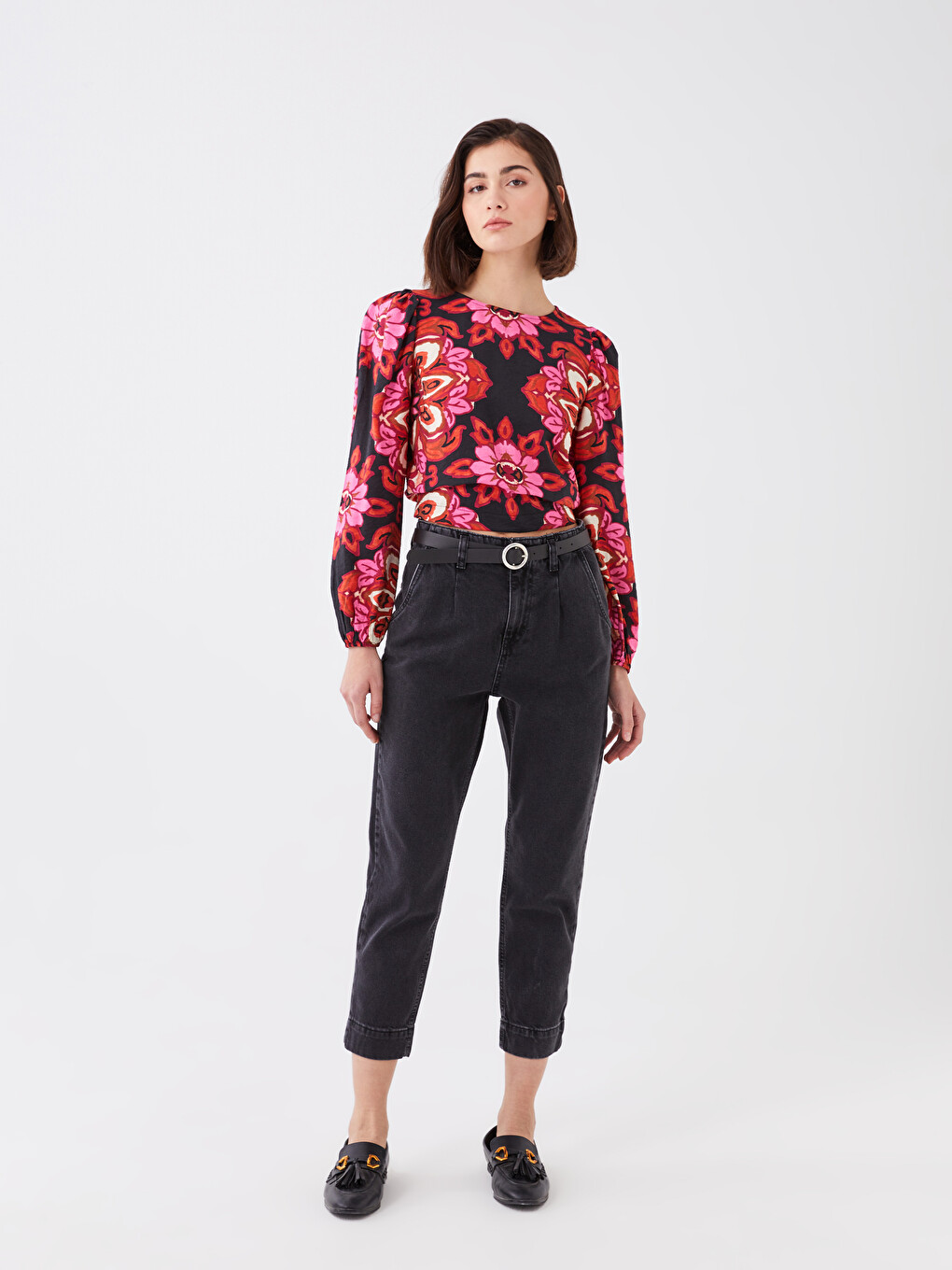 High Waist Mom Fit Women's Jeans