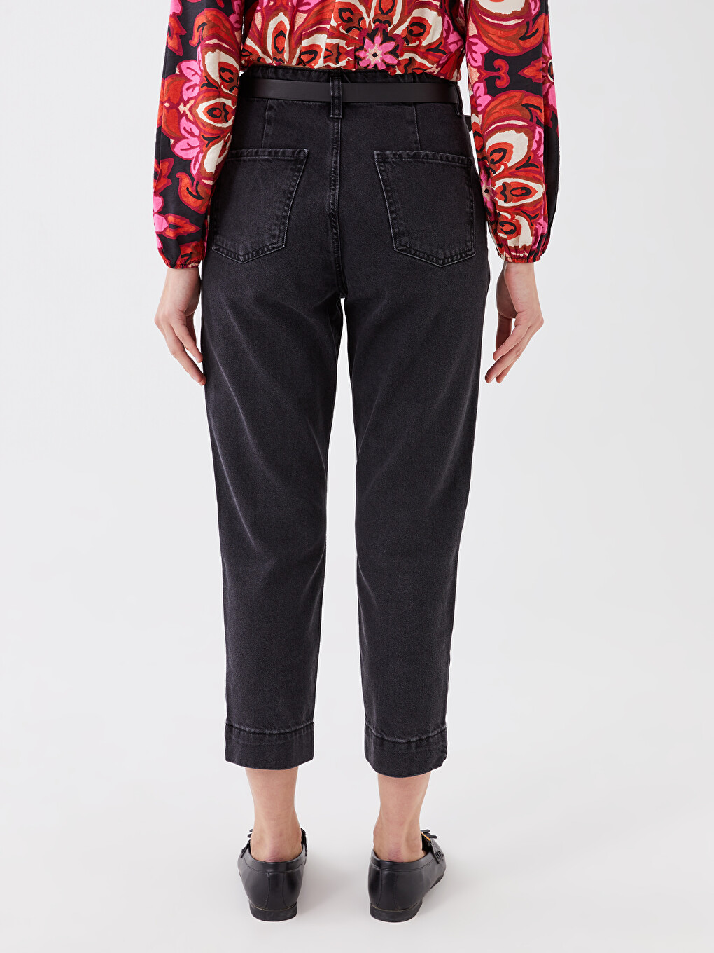 High Waist Mom Fit Women's Jeans-4