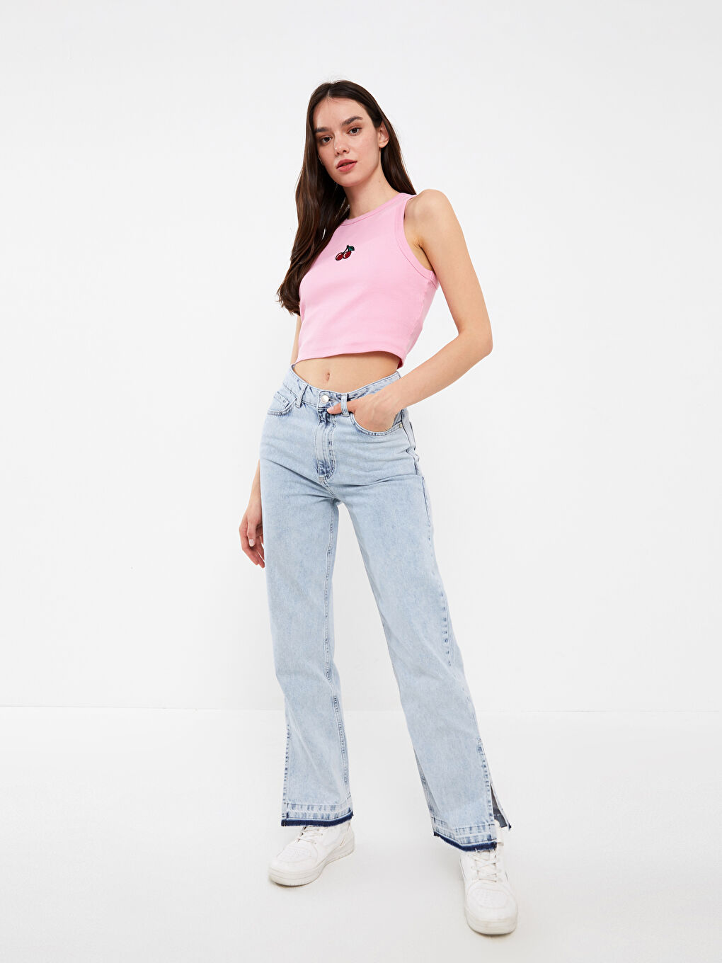 LCW Jeans High Waisted Straight Fit Women's Jeans -S36248Z8-311