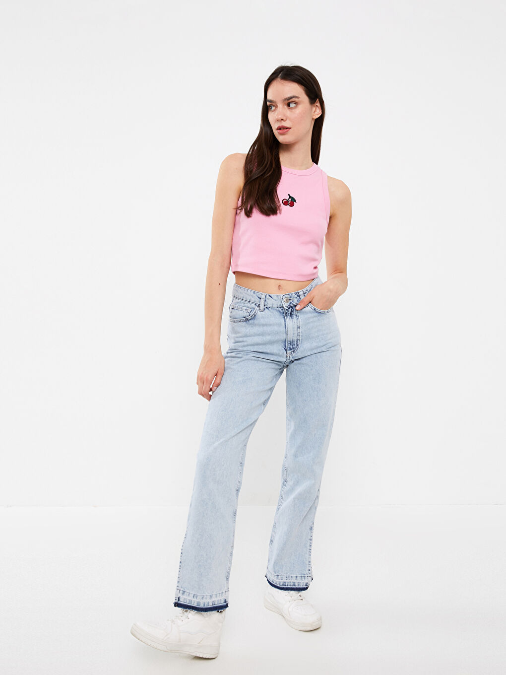 LCW Jeans High Waisted Straight Fit Women's Jeans -S36248Z8-311