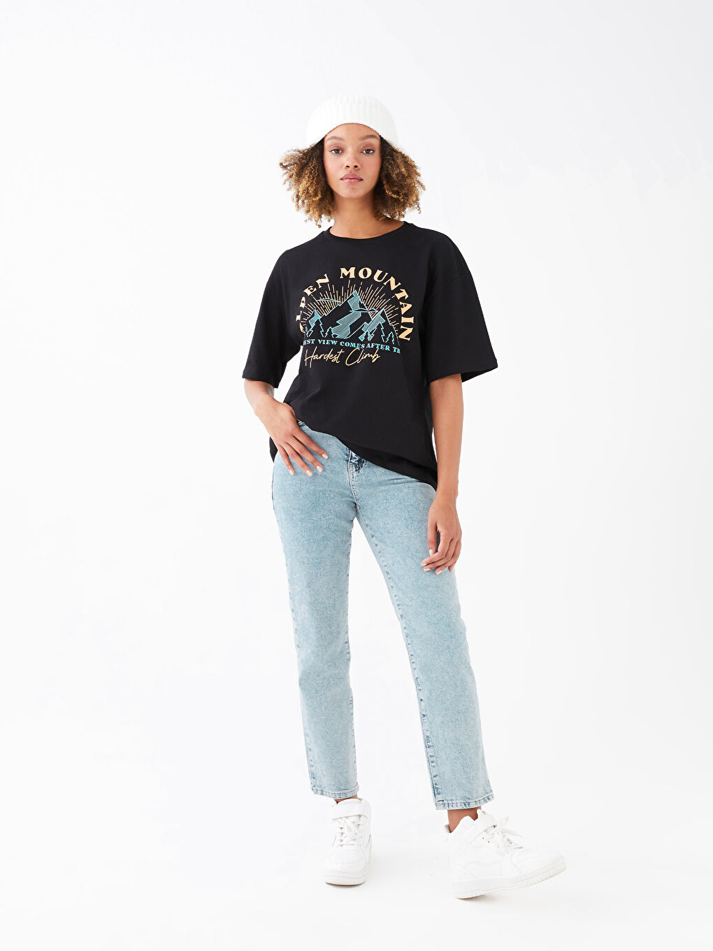 LCW Jeans Indigo Yüksek Bel Slim Fit Kadın Jean Pantolon