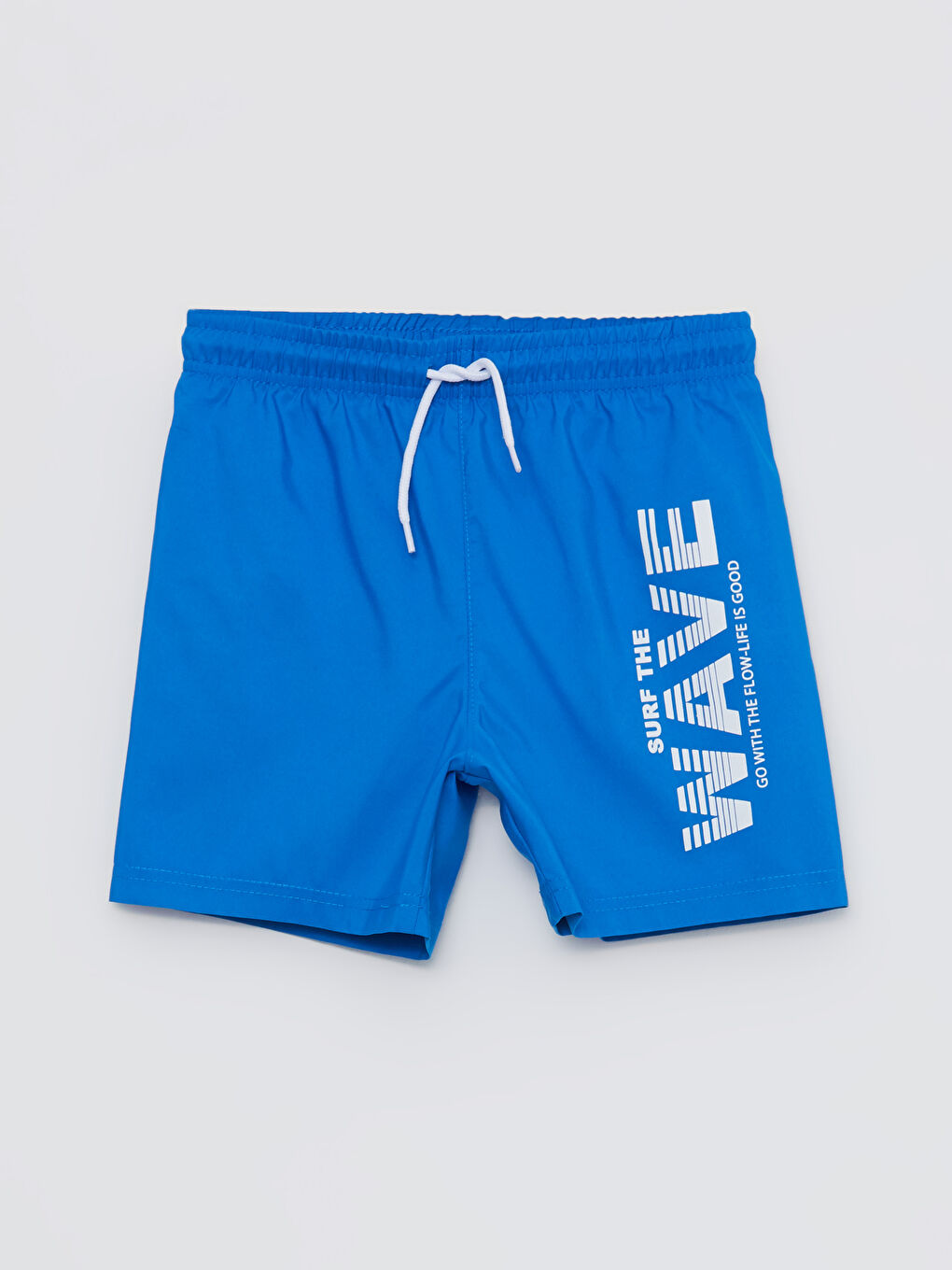 Elastic Waist Printed Boy's Swim Shorts -S36261Z4-DF3