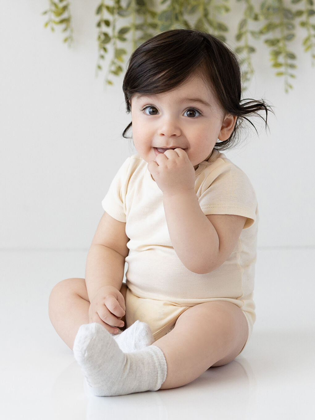 Gri Bisiklet Yaka Kısa Kollu Erkek Bebek Çıtçıtlı Body 3'lü-3